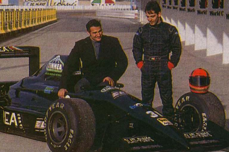 Andrea Sassetti mit Alex Caffi