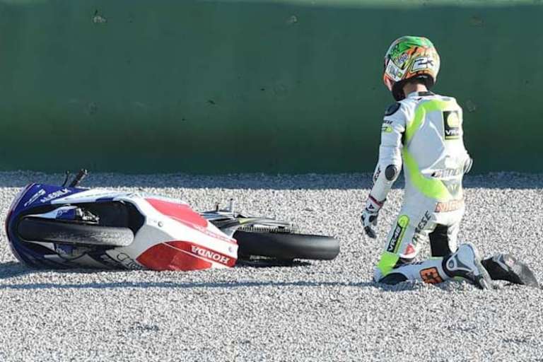 Sturz in Valencia: Honda-Neuling Antonelli