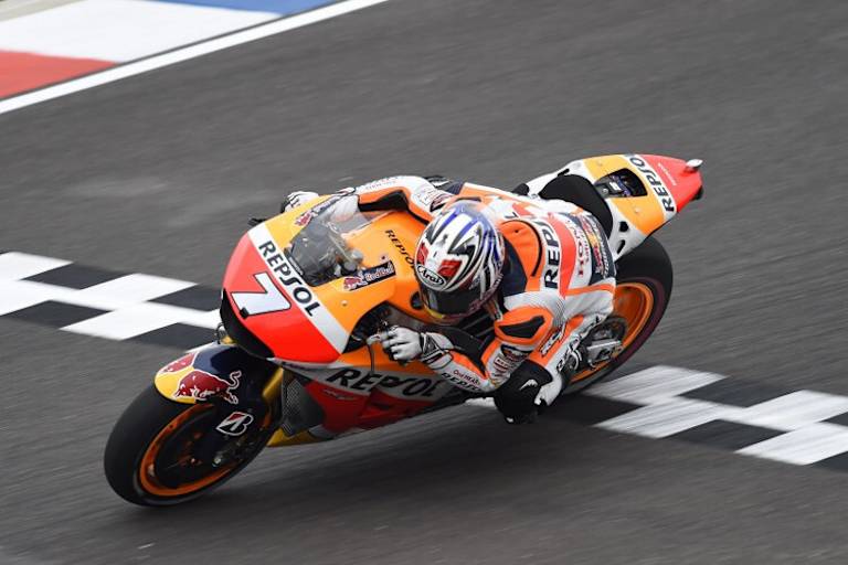 Hiroshi Aoyama hatte am Freitag mit der RC213V zu kämpfen