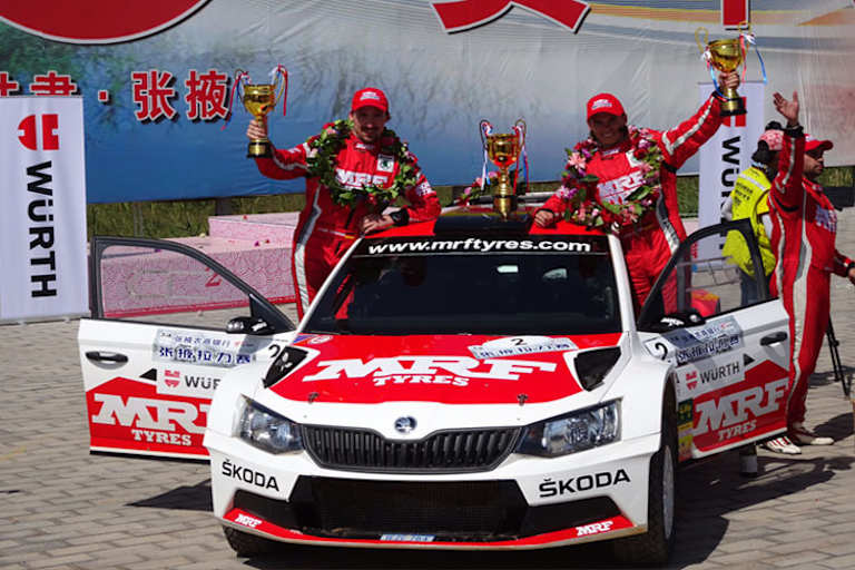 Tagessieg zum Abschluss – der deutsche Skoda-Junior Fabian Kreim 