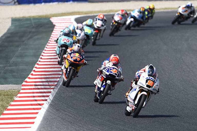 Arenas mischte auch beim Grand Prix von Barcelona als Wildcard-Pilot mit