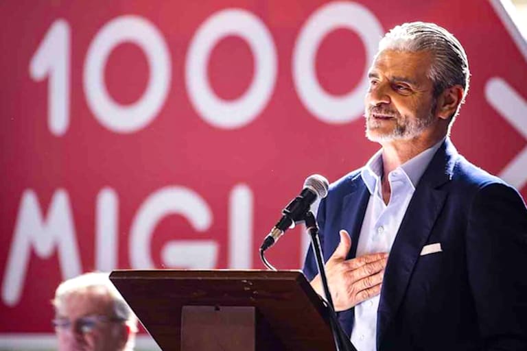 Arrivabene bei der Präsentation der Mille Miglia