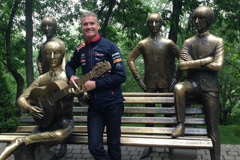 Das Beatles-Denkmal im Stadtpark