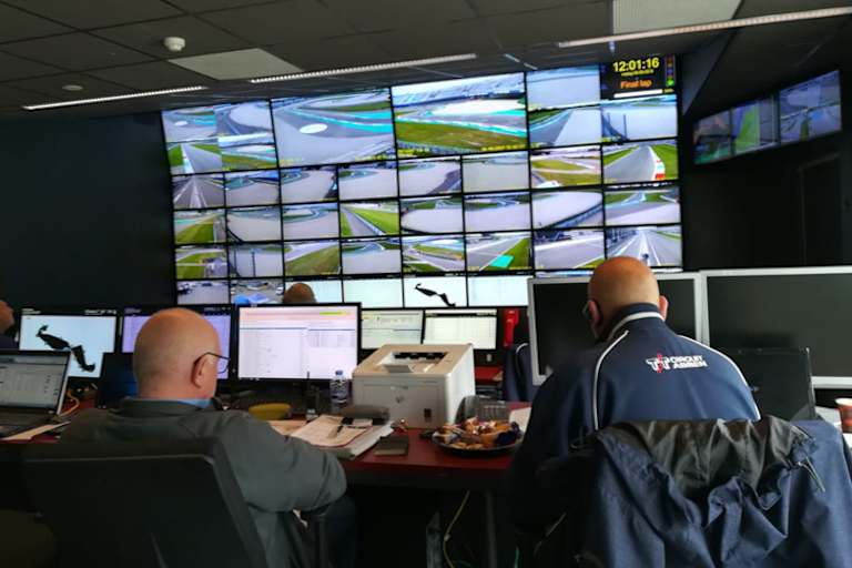 Alles im Griff bei der Race-Control