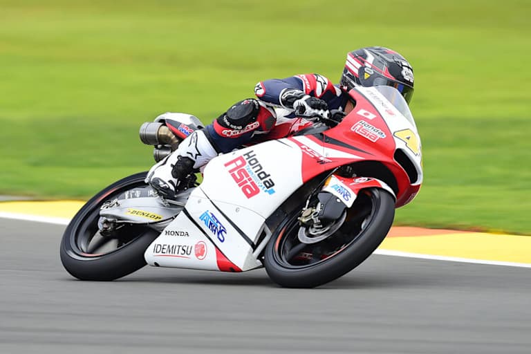 Der Thailänder Atiratphuvapat Nakarin beim Valencia-Test