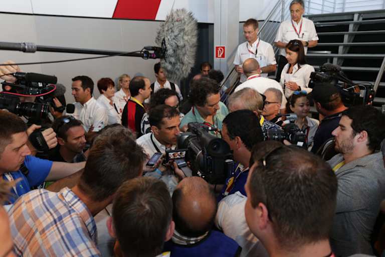 Grosses Medieninteresse an Marc Gené