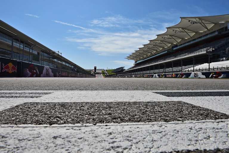 Die Start-Ziel-Gerade in Austin