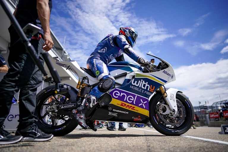 Smith auf seiner Energica Ego Corsa