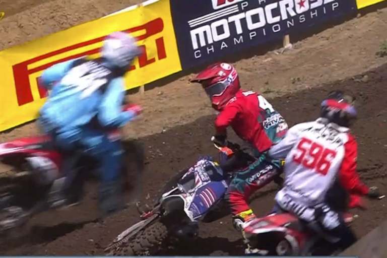 Dieser Sturz kostete Blake Baggett die Tabellenführung