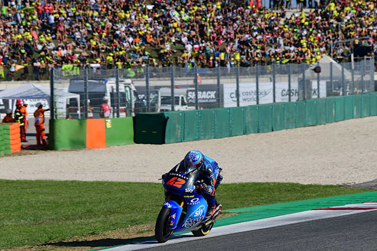 Pecco Bagnaia im Warm-up