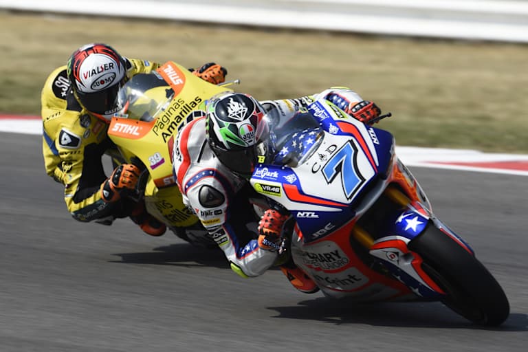 Misano-GP: Lorenzo Baldassarri (7) siegte vor Alex Rins