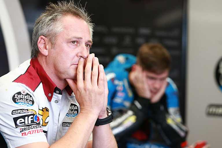 Die Enttäuschung ist sichtbar: Reddings Manager Michael Bartholemy ist auch Marc VDS-Teamchef