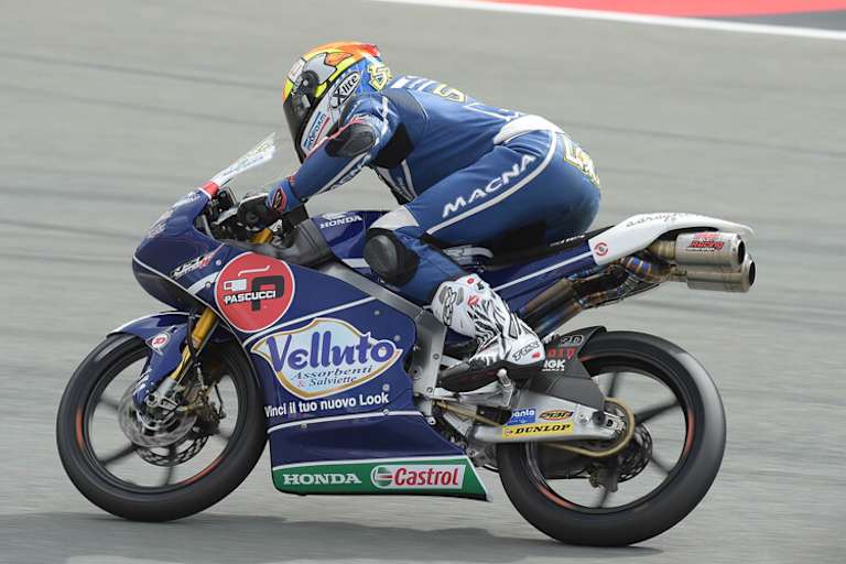 Enea Bastianini liegt mit der Honda NSF250RW in der Moto3-WM auf Platz 2