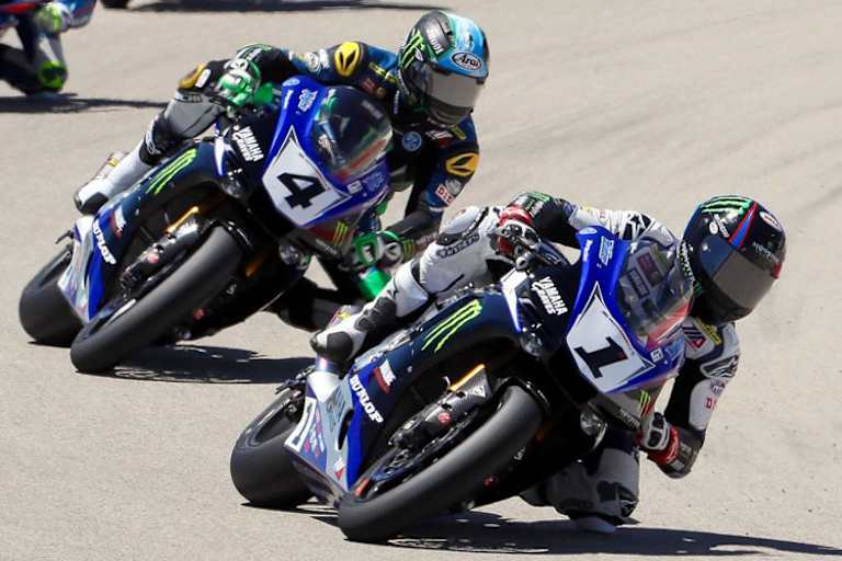 Cameron Beaubier (1), Joshua Hayes (4) und Roger Hayden (95)