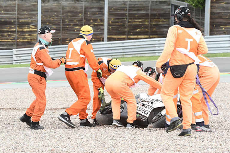 Auch Bautista stürzte 2017 im Turn 11