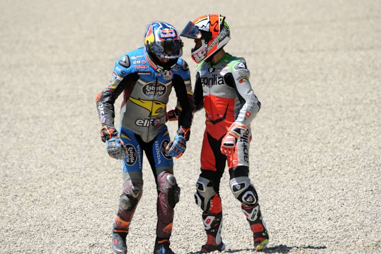 Gesprächsbedarf: Jack Miller und Alvaró Bautista