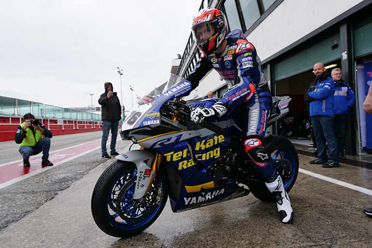 Loris Baz bei seinem ersten Test in Jerez