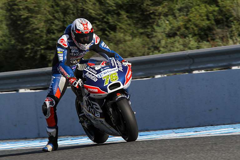 Baz auf der Open-Yamaha des Athinà-Forward-Teams