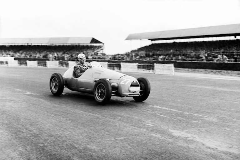 Jean Behra in Silverstone 1952