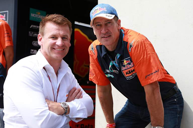 Pit Beirer mit Schauspieler Tobias Moretti