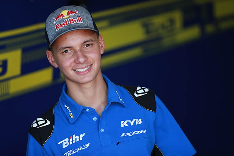 Der 15-jährige Niederländer bestreitet 2015 seine zweite Saison im Rookies-Cup