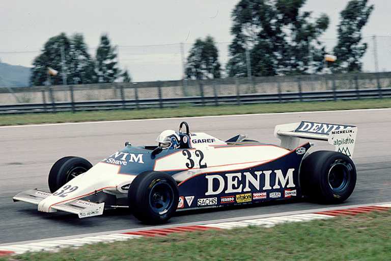 Beppe Gabbiani mit seinem Osella in Brasilien 1981