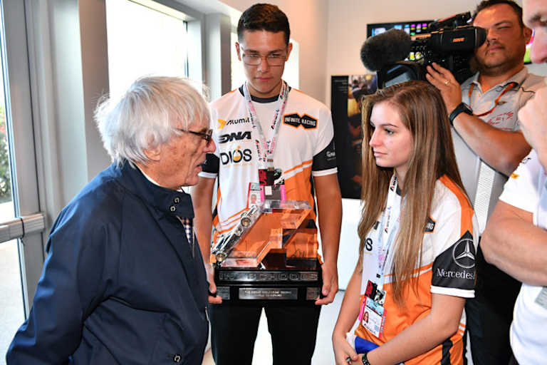 Für die Nachwuchsingenieure gab es Karriere-Tipps vom F1-Promoter