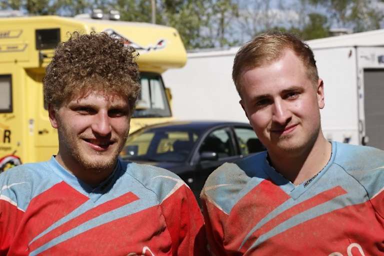 Bestes deutsches Gespann: Eddie Janecke (re.) und Gordon Bothur