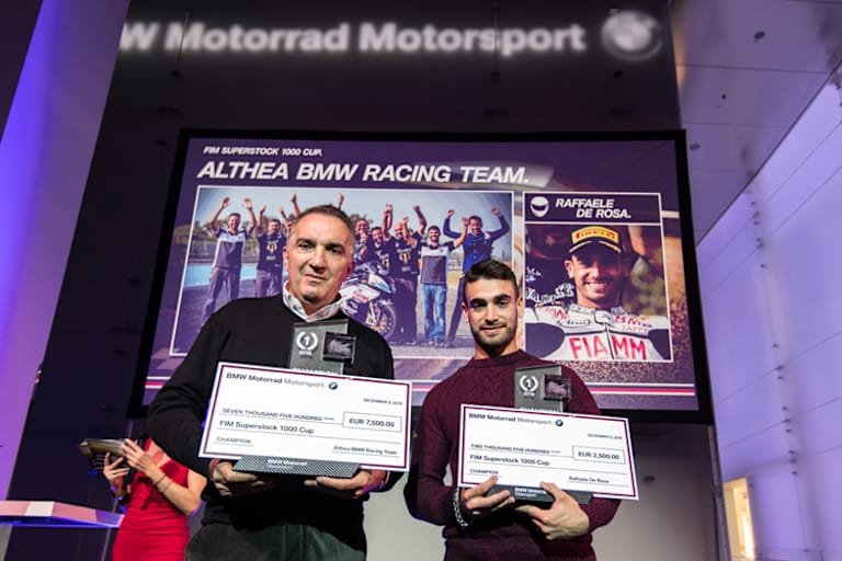 Teamchef Genesio Bevilacqua (li.) mit Raffaele De Rosa