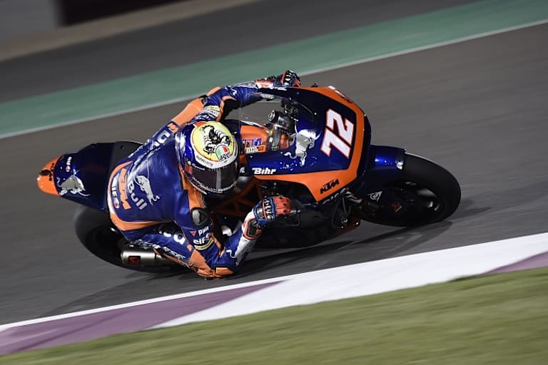 Marco Bezzecchi arbeitet an seinem Fahrstil