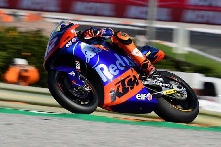 Marco Bezzecchi beim Valencia-GP 2019