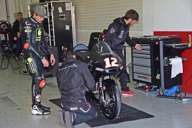 Bezzecchi in der Prüstel-Box