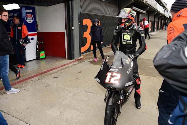 Marco Bezzecchi glänzte mit der KTM des deutschen Prüstel-Teams