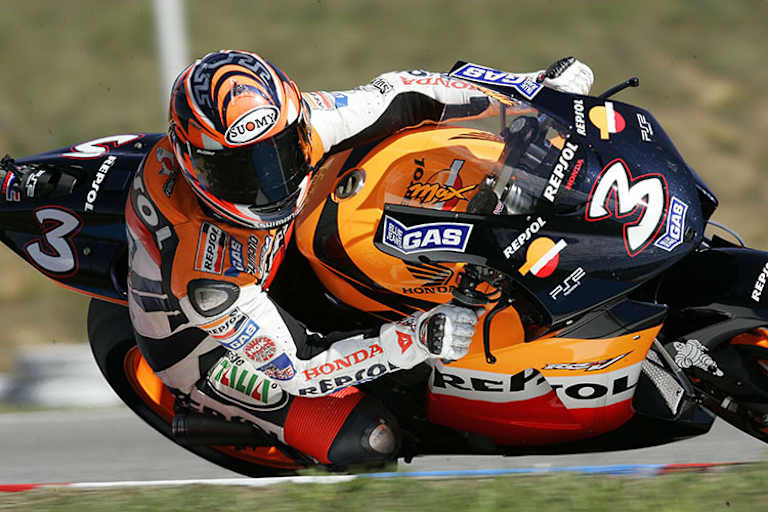 Biaggi auf der Repsol-Honda