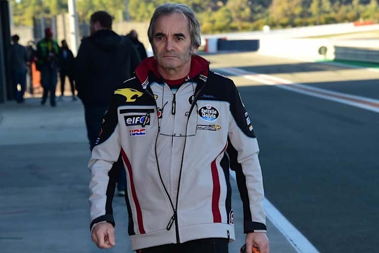 Bigot beim Valencia-Test mit Marc VDS