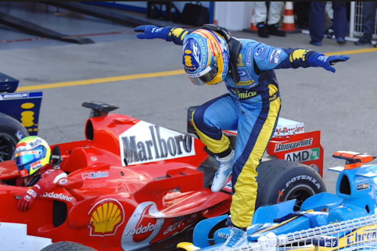 Fernando Alonso 2006 in Suzuka: Welches Tier ist das?
