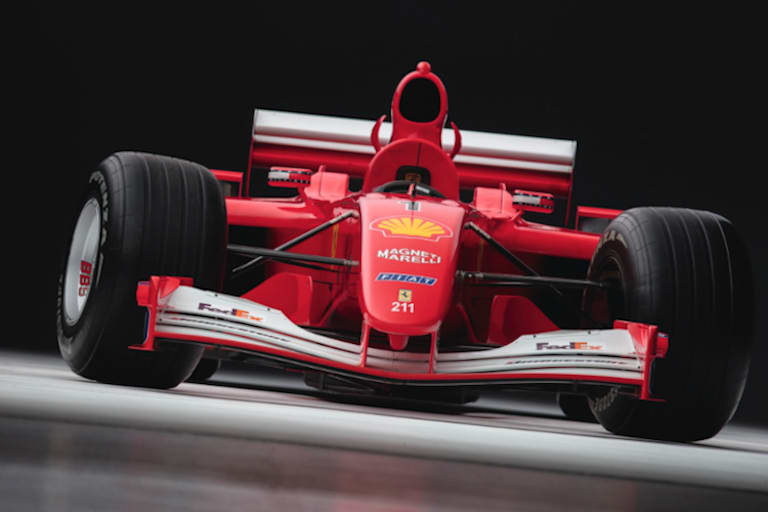 So zeigte das Auktionshaus Sotheby’s den Ferrari F2001