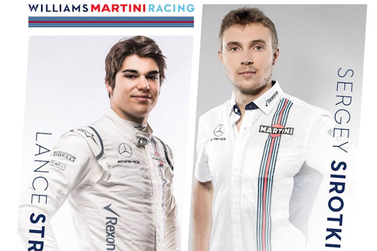 Lance Stroll und Sergey Sirotkin
