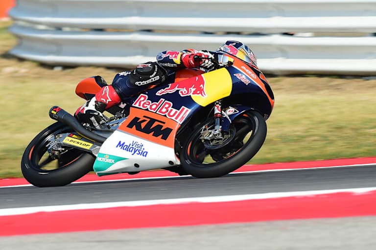 WM-Leader Brad Binder wird von der Pole-Position starten