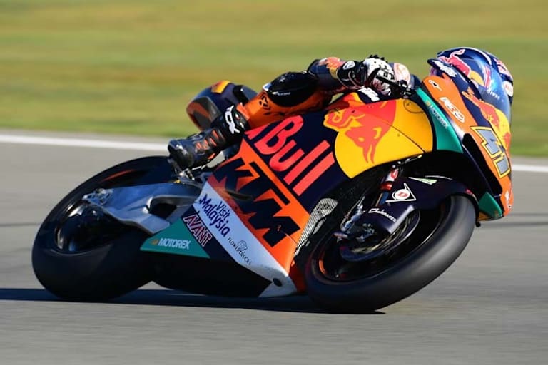 Brad Binder auf der Red Bull-KTM in Valencia