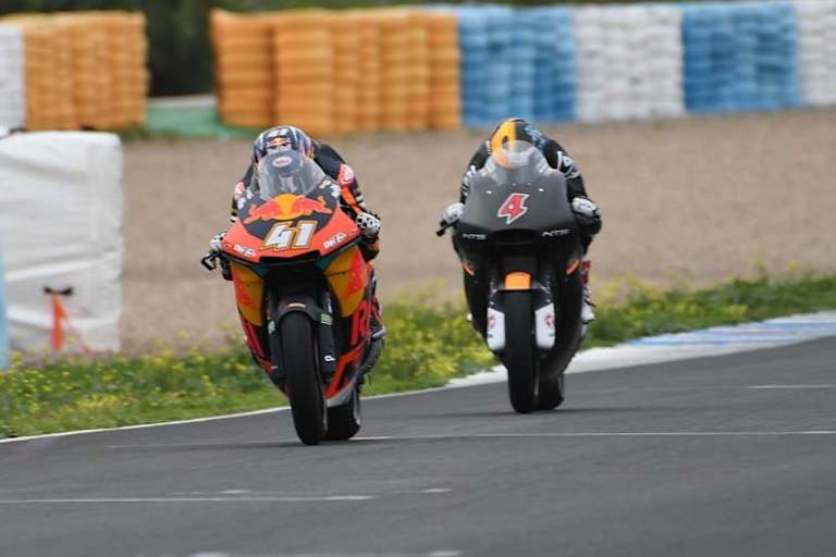 In Jerez nutzte Brad Binder jede Minute auf trockener Strecke