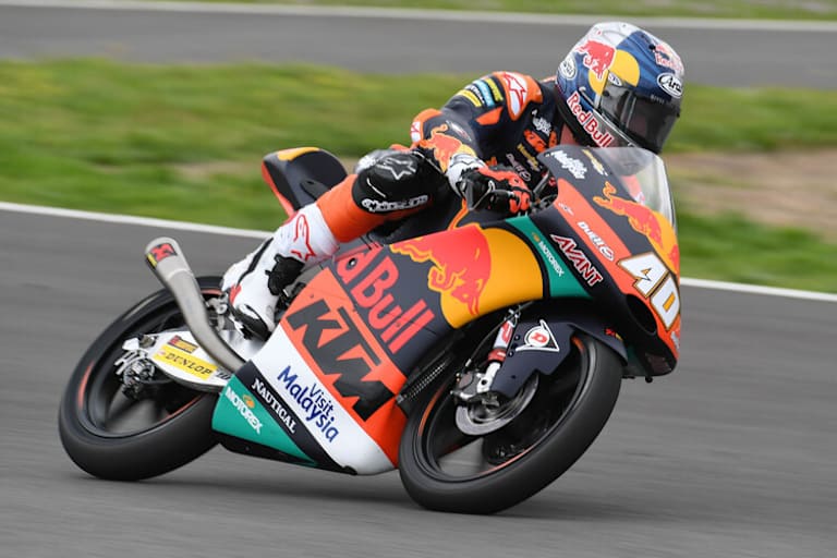 Binder auf seiner KTM in Jerez