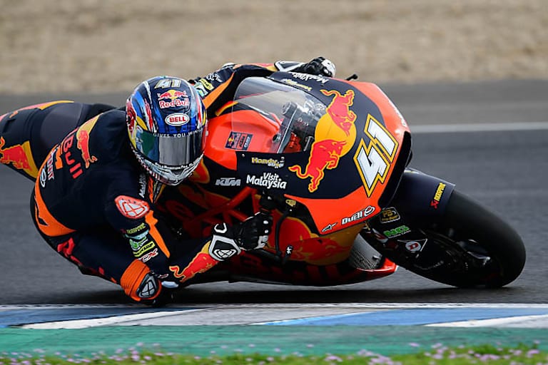 Brad Binder gestern beim Privattest in Jerez