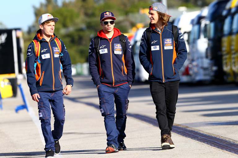 Das neue Red Bull-KTM-Trio von Aki Ajo: Binder, Oliveira und Hanika