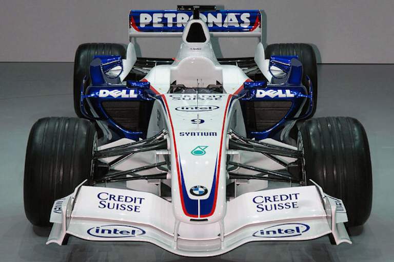 Dell auf dem BMW-Sauber von 2007