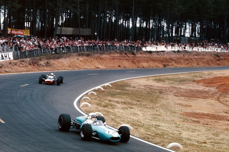 Bob Anderson (vorne) in Le Mans 1967