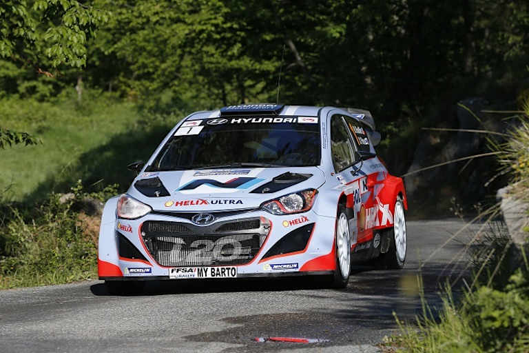 Bryan Bouffier bei der Rallye d'Antibes