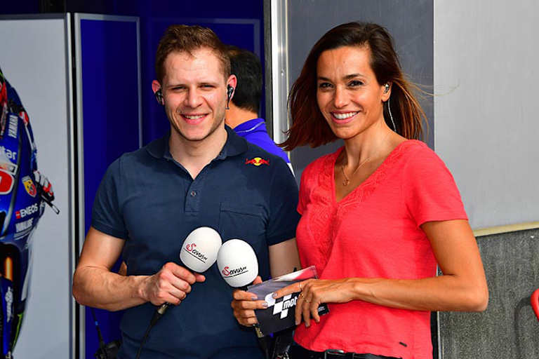 Stefan Bradl (li.) mit Andrea Schlager