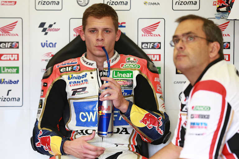 Stefan Bradl mit Crew-Chief Beefy Bourguignon