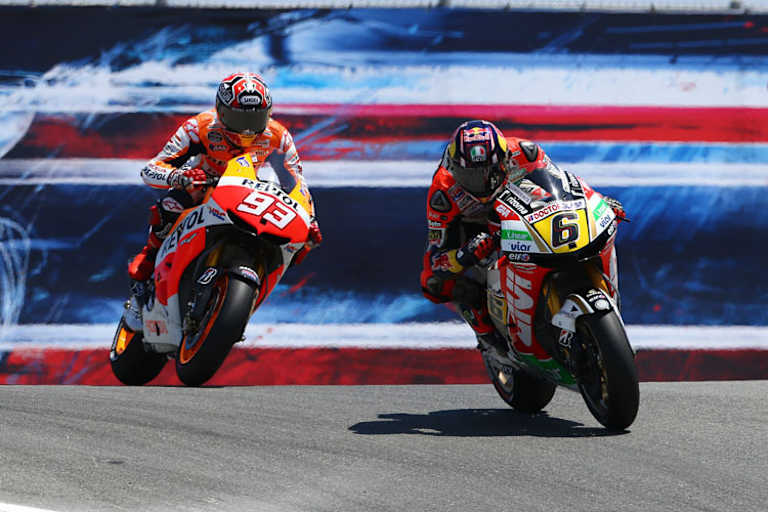 Laguna Seca 2013: Bradl hielt sich rund 20 Runden vor Márquez